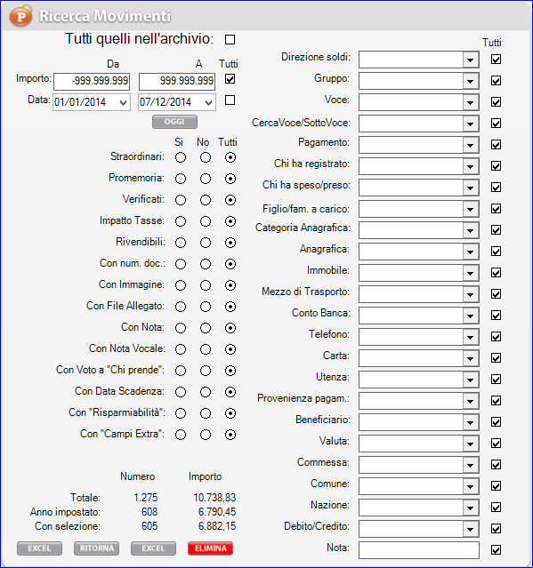 iPase: Budget Familiare - Ricerca